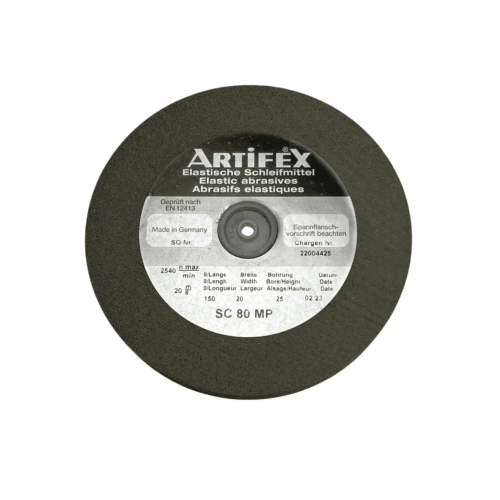 Artifex SC 80 MP Elastic Abrasive Grinding Wheel, 150 x 20 x 25 mm