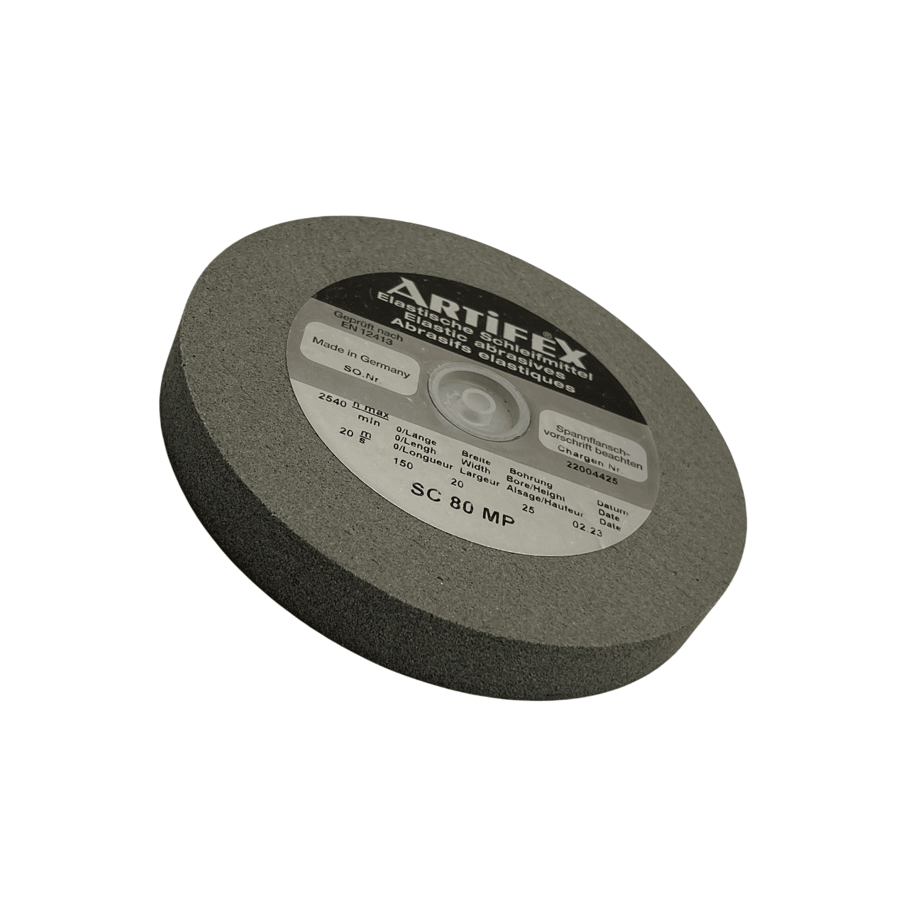Artifex SC 80 MP Elastic Abrasive Grinding Wheel, 150 x 20 x 25 mm - Image 5