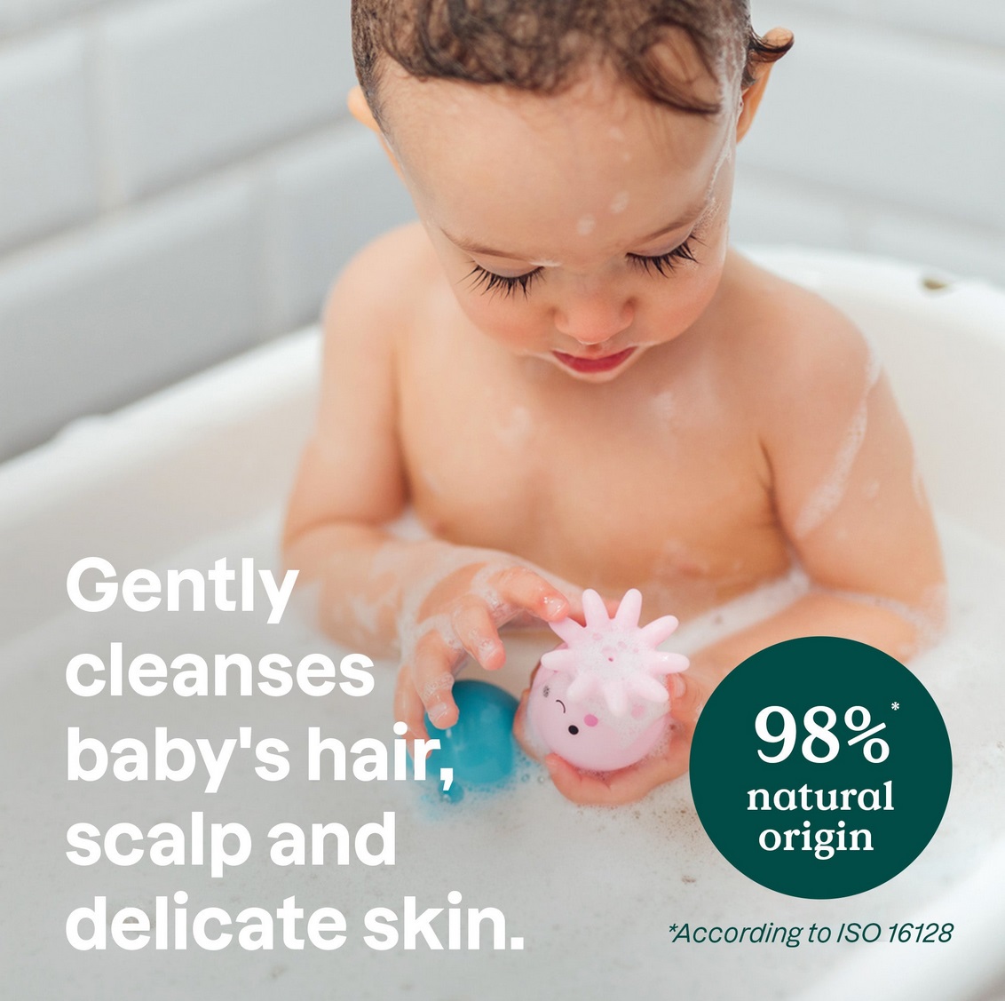 Baby Leaves Bubble Wash – Pear Nectar, ATTITUDE - Image 2