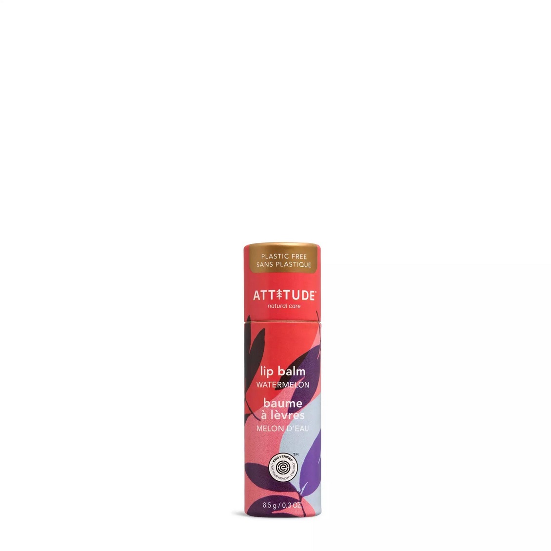 Lip Balm – Watermelon, Leaves Bar, ATTITUDE - Image 2
