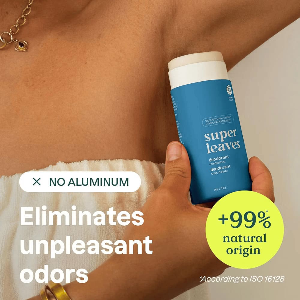 ATTITUDE Super Leaves, Plastic-Free Deodorant, Unscented - Image 8