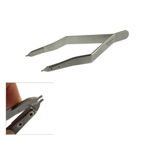 Bergeon 7825 spring bar tweezer lug removal fitting