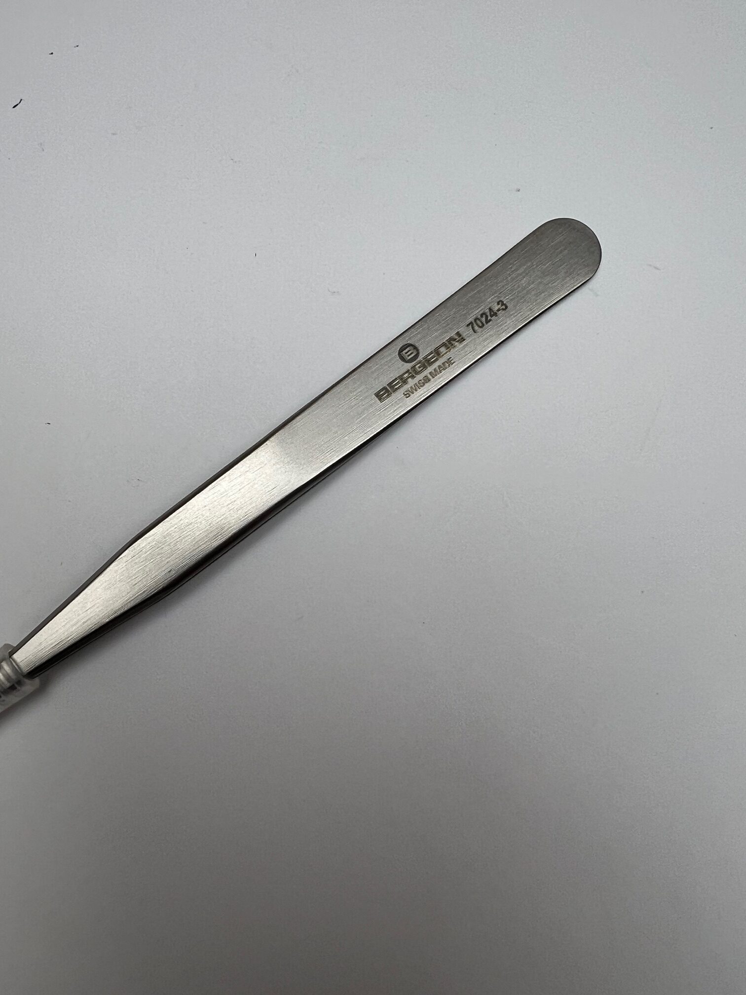 Bergeon 7024-3 Precision Tweezers, Steel, 120 mm - Professional Tool for Watchmakers and Jewellers - Image 9