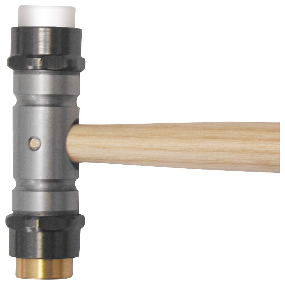 Watchmakers and goldsmiths combinated hammer in nylon and brass - Image 3
