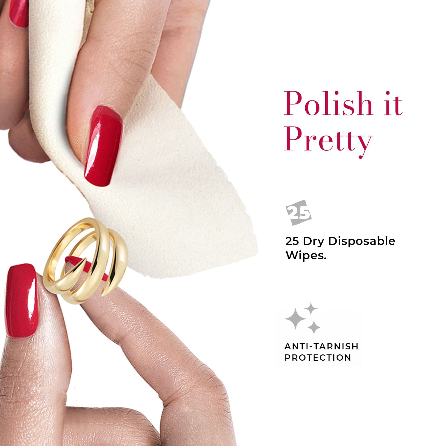 Connoisseurs Jewellery Wipes - Pre-Cut for Easy Use - Image 7
