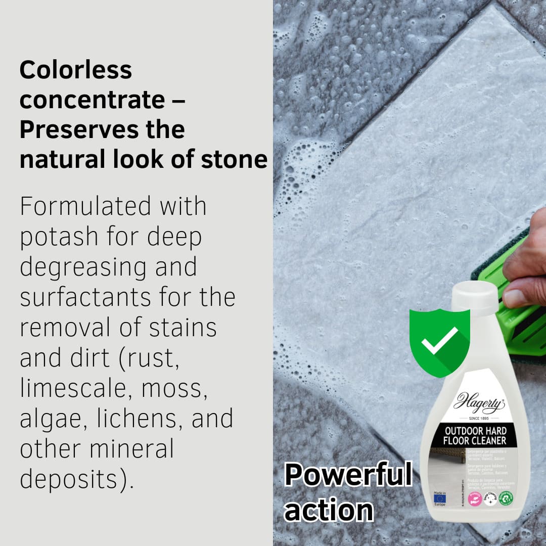 Hagerty Outdoor Hard Floor Cleaner for Tiles and Natural Stone - 500 ml - Image 10