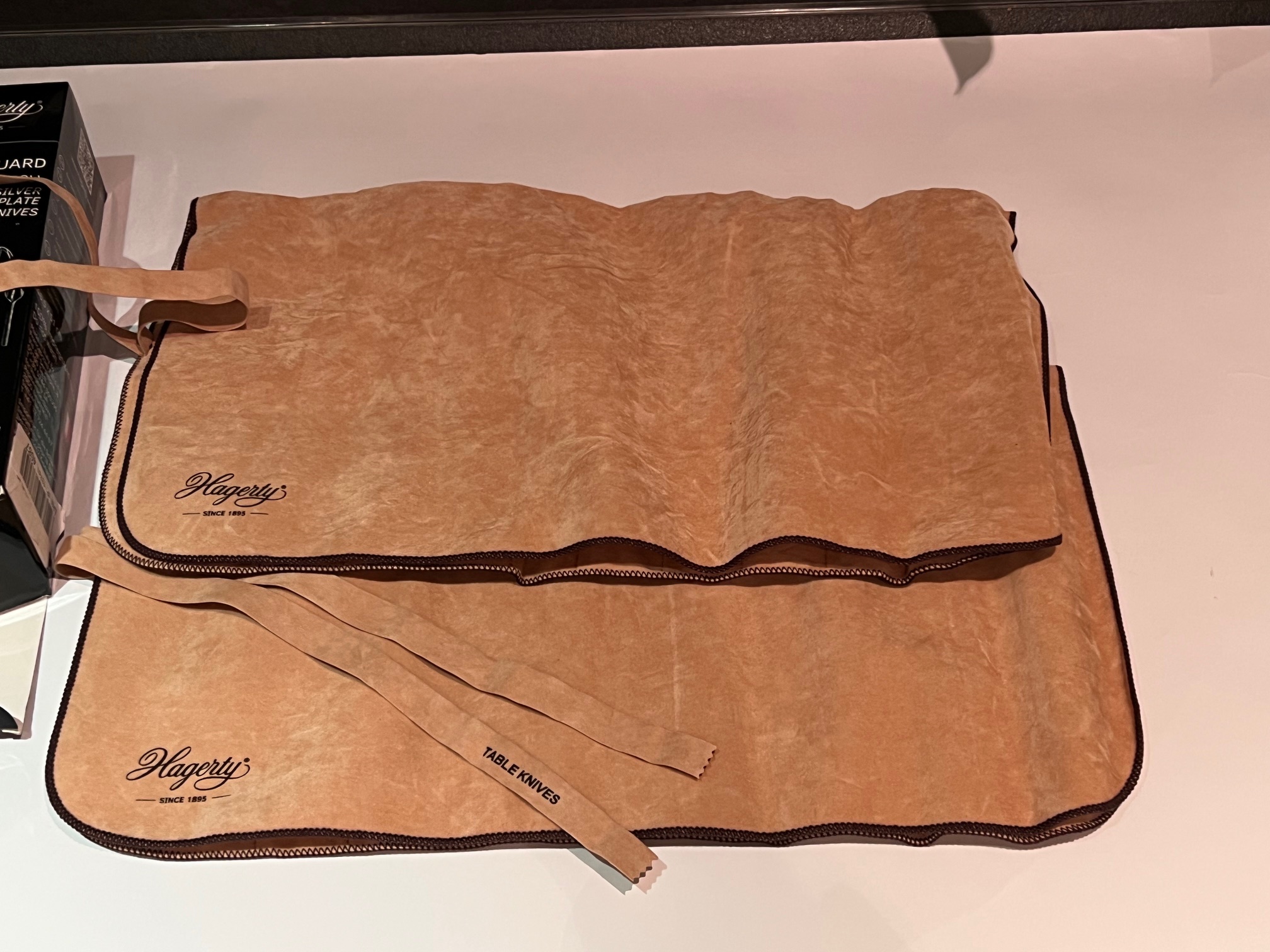 DAMAGED PACKAGING: 2 PACK Hagerty Silver Guard Cutlery Roll for 12 Table Knives - Anti-Tarnish Storage Protector SEE PHOTOS - Image 6