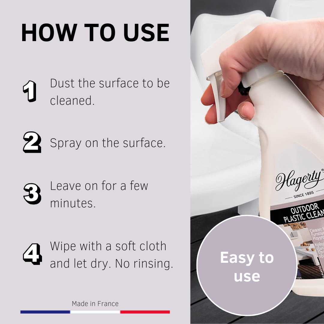 Hagerty Outdoor Plastic Cleaner Spray, 500 ml - Image 3