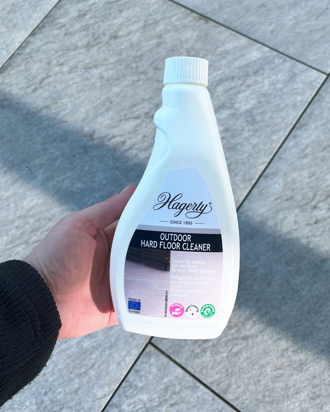 Hagerty Outdoor Hard Floor Cleaner for Tiles and Natural Stone - 500 ml - Image 3