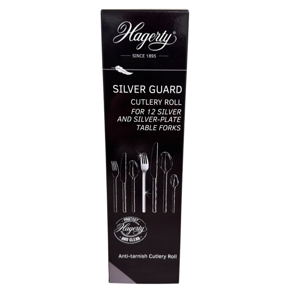 Hagerty Silver Guard Cutlery Rolls A119002, cutlery roll for 12 table forks - Image 2