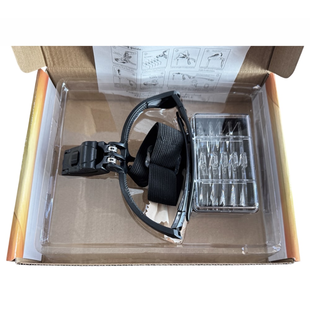 Gugita LED Headlamp Magnifier Glasses with Interchangeable Lenses - Image 3