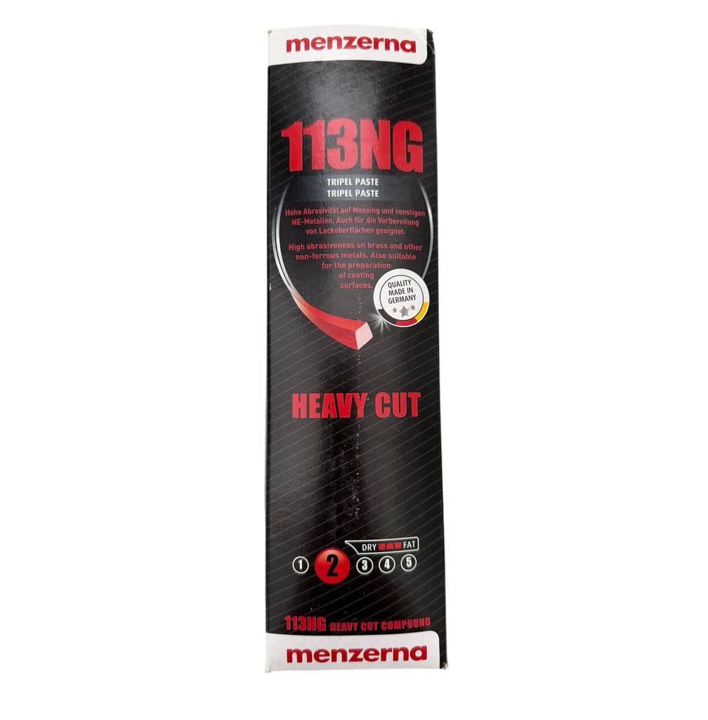 Menzerna 113NG Heavy Cut Polishing Compound - 1.1 kg Bar - Image 3