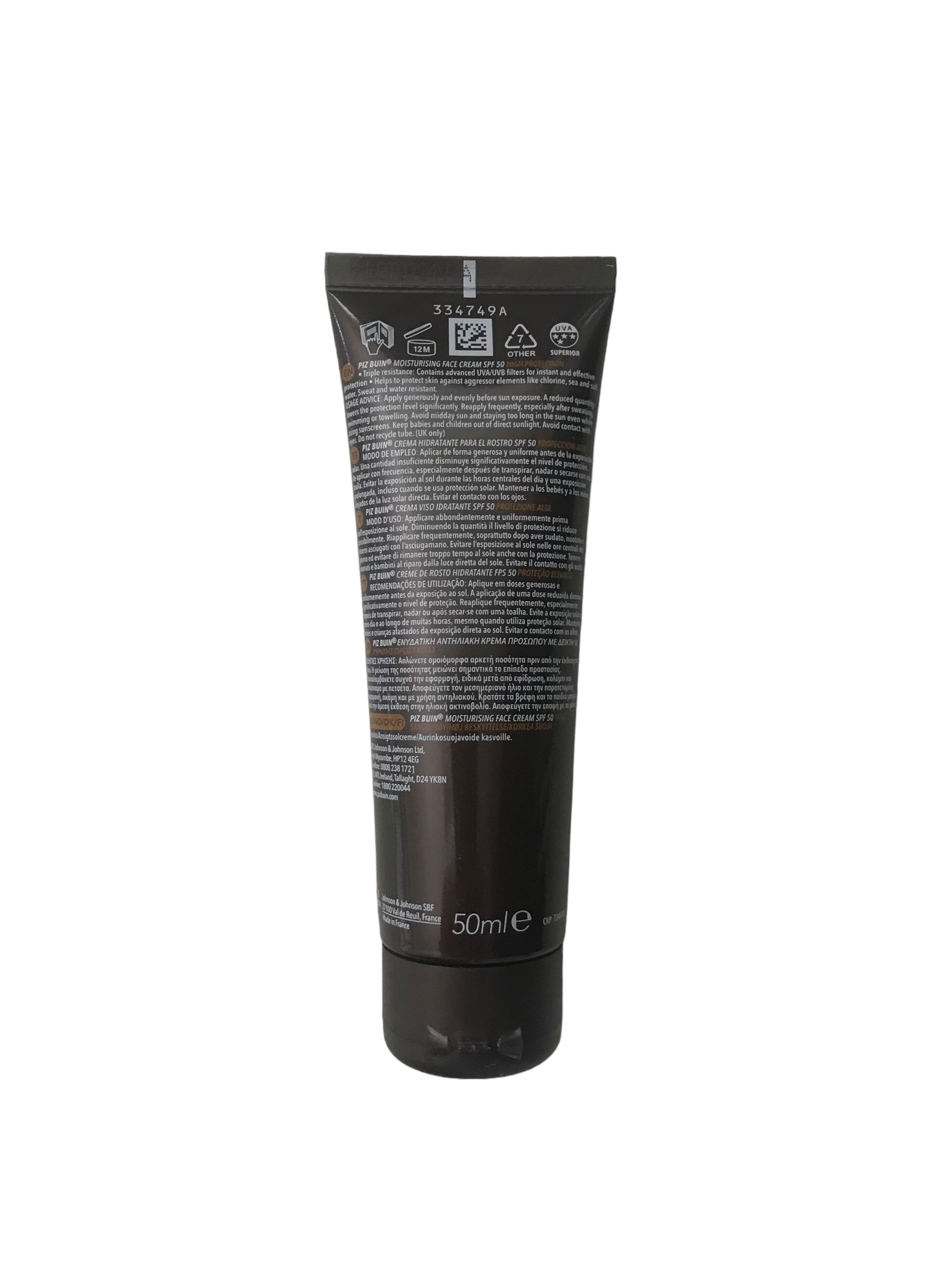 PIZ BUIN Moisturising Face Cream SPF 50 - Image 3