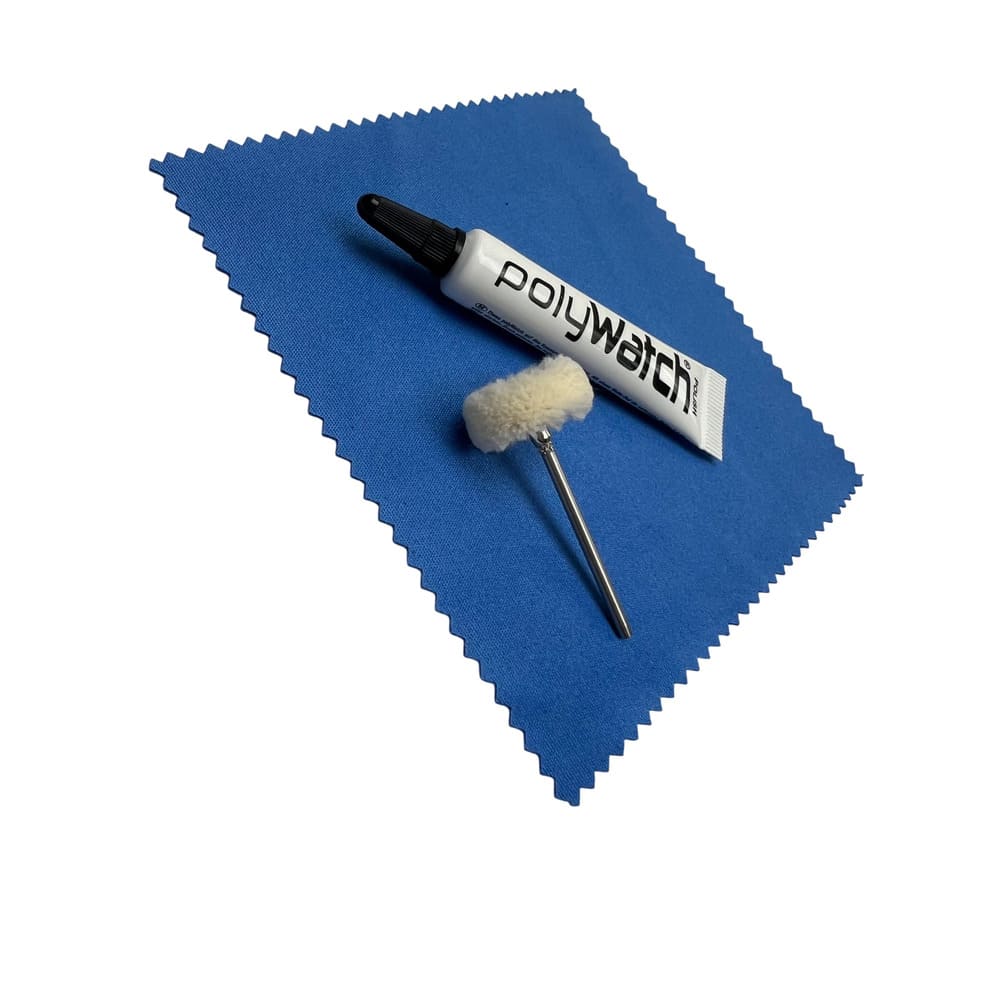 PolyWatch Plastic Crystal Polish Kit with Cloth and Brush - Image 3