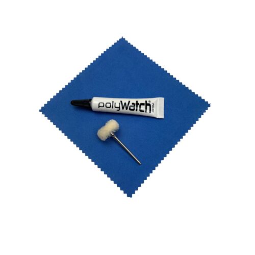 PolyWatch Plastic Crystal Polish Kit with Cloth and Brush