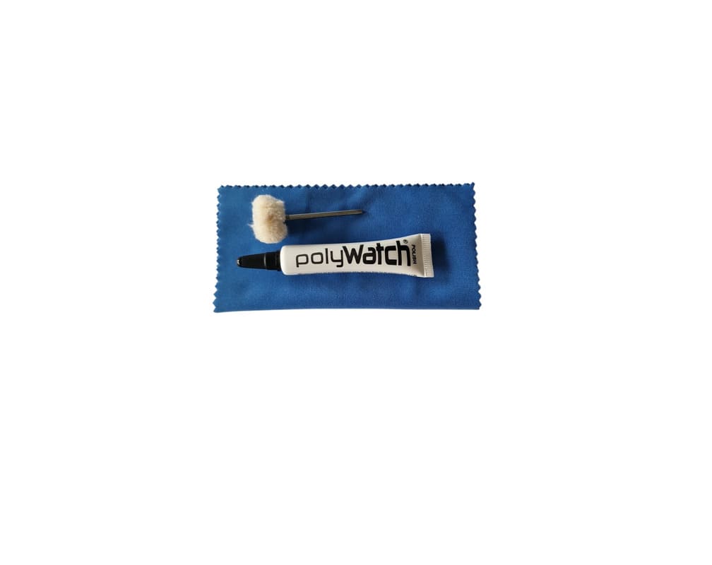 PolyWatch Plastic Crystal Polish Kit with Cloth and Brush - Image 6