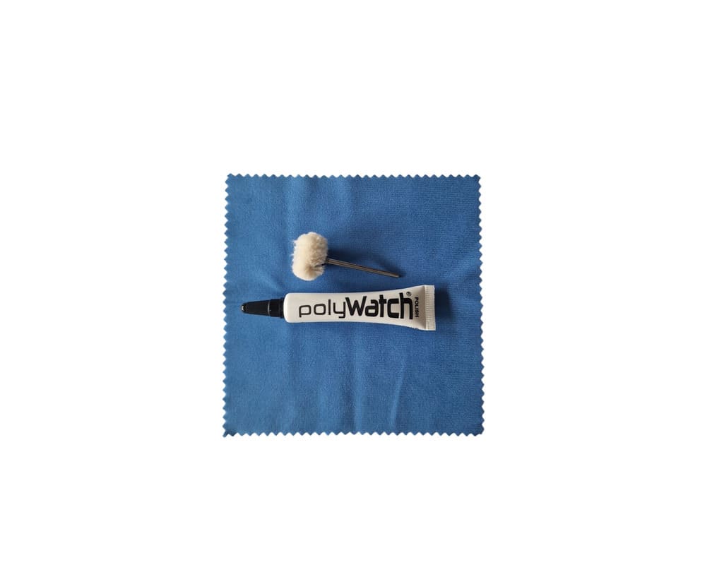 PolyWatch Plastic Crystal Polish Kit with Cloth and Brush - Image 9