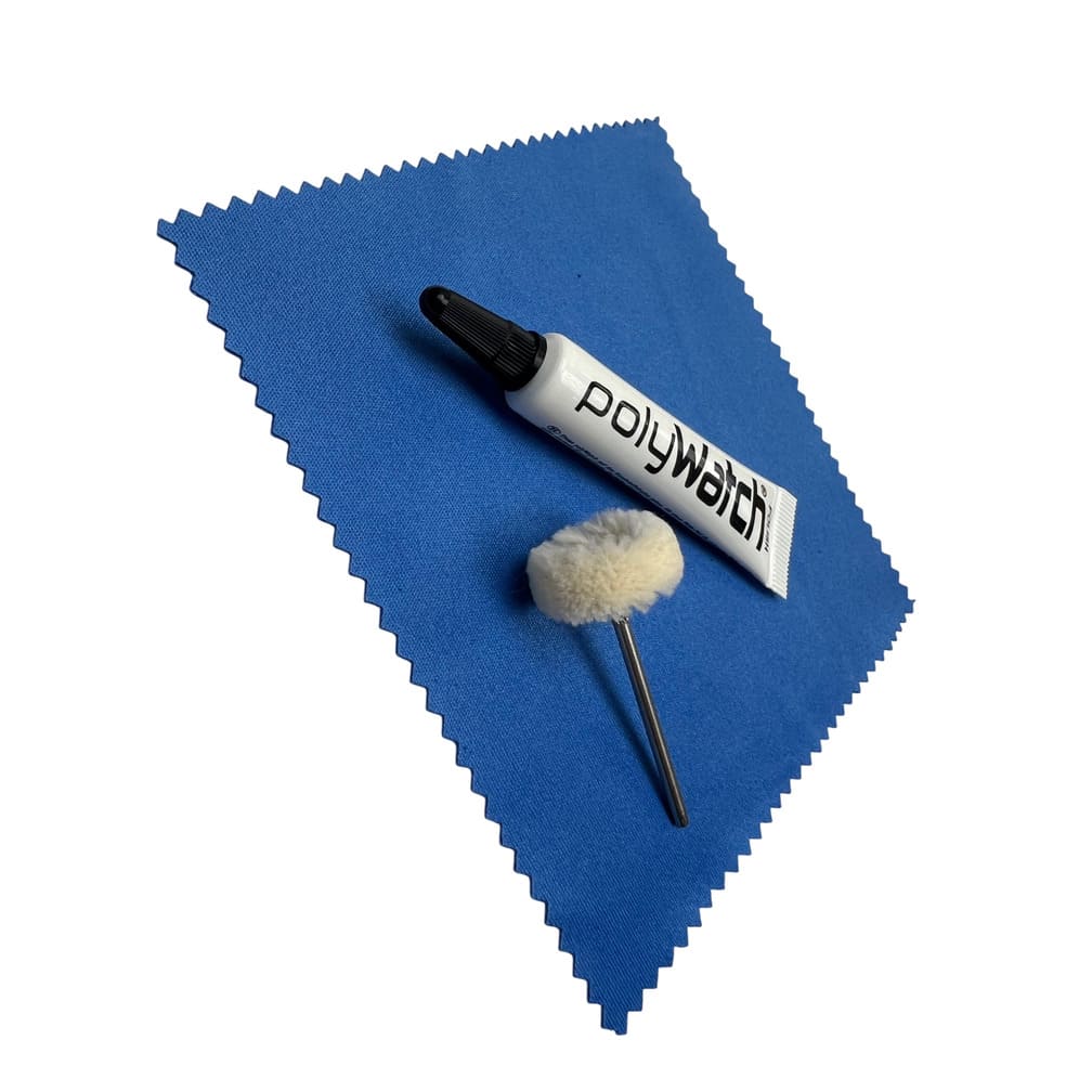 PolyWatch Plastic Crystal Polish Kit with Cloth and Brush - Image 4