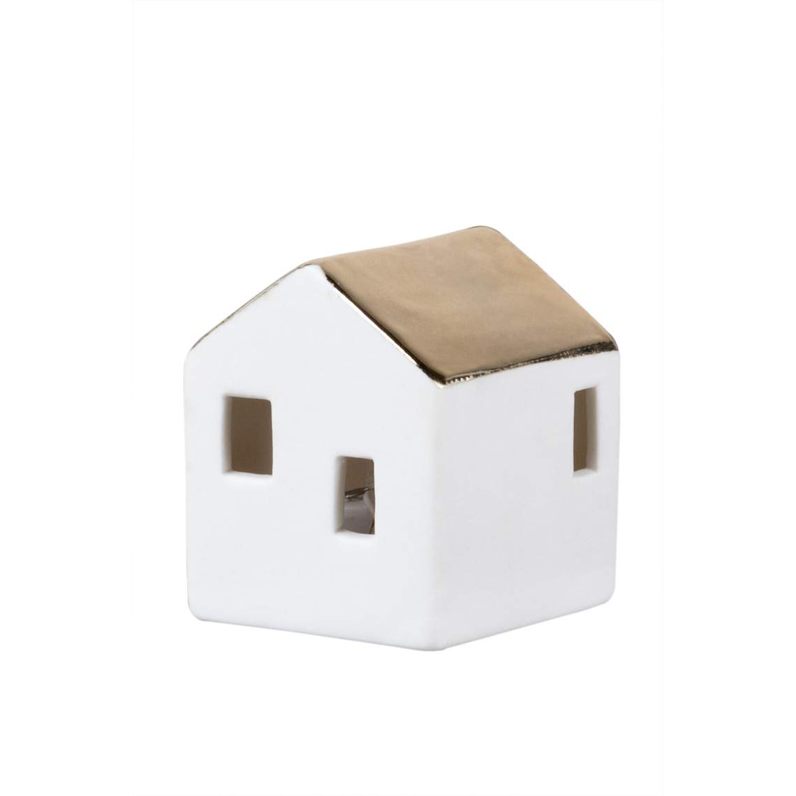 Räder Medium LED Light House in Porcelain with Batteries