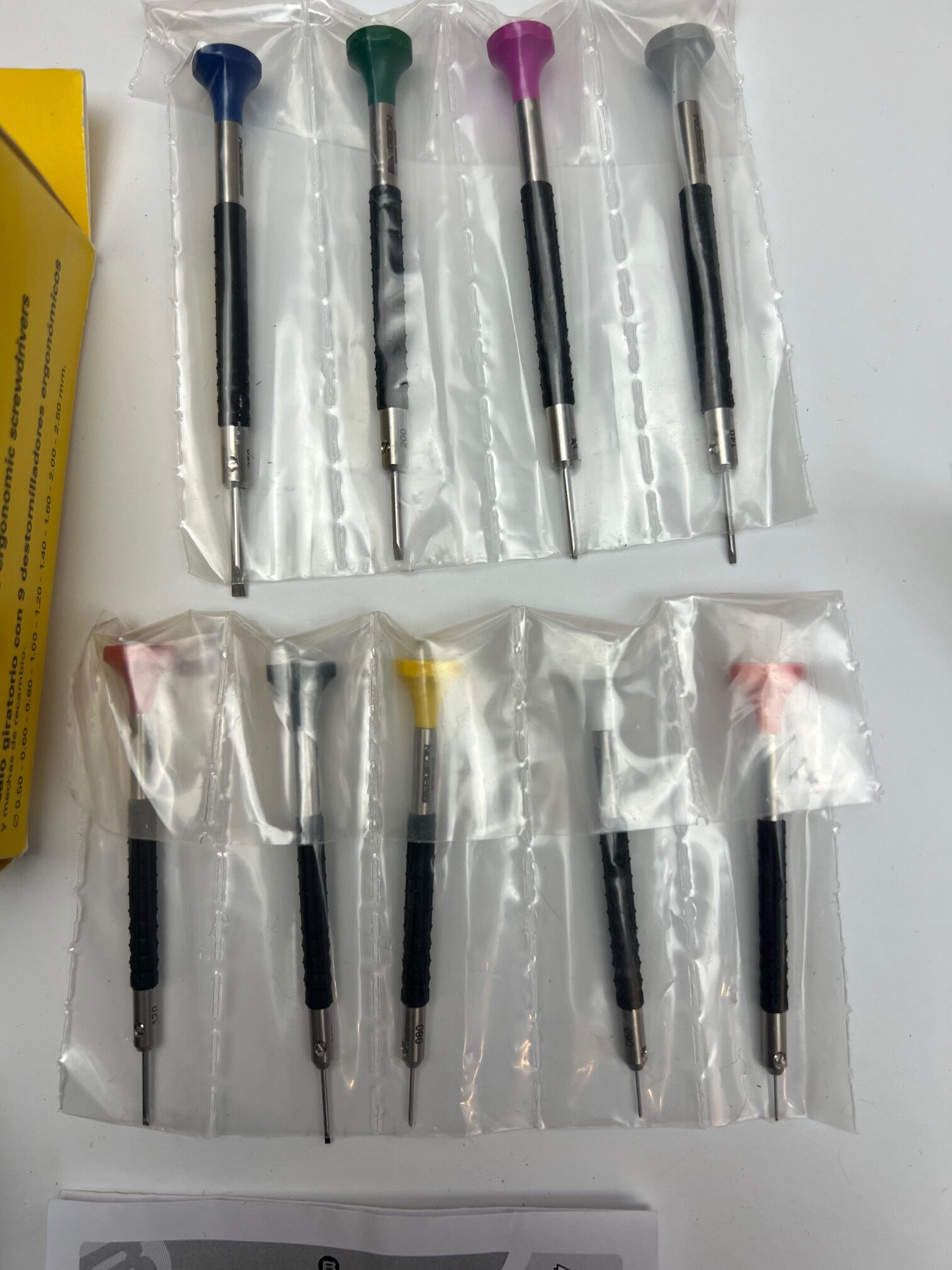 Bergeon 6899-S09 Ergonomic Screwdriver Set, Rotating Base, Open Package, Sold As Is, See Photos - Image 5