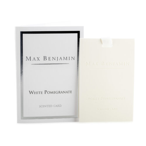 Max Benjamin White Pomegranate Luxury Scented Card