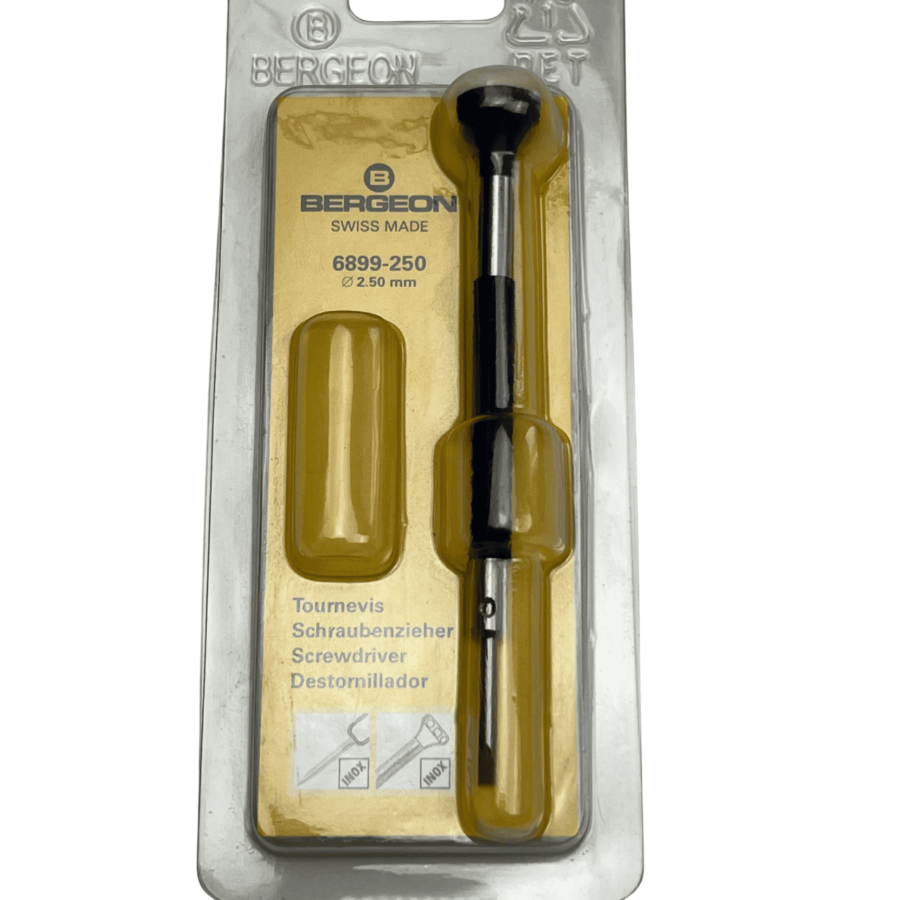 Bergeon Ergonomic Watchmaker's Screwdriver, 2.50 mm, Swiss Made - Image 5