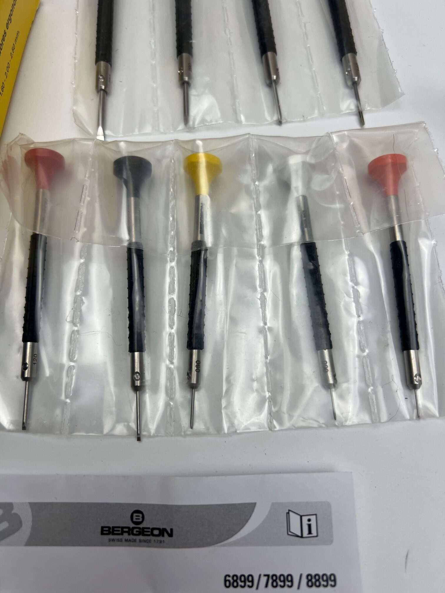 Bergeon 6899-S09 Ergonomic Screwdriver Set, Rotating Base, Open Package, Sold As Is, See Photos - Image 6