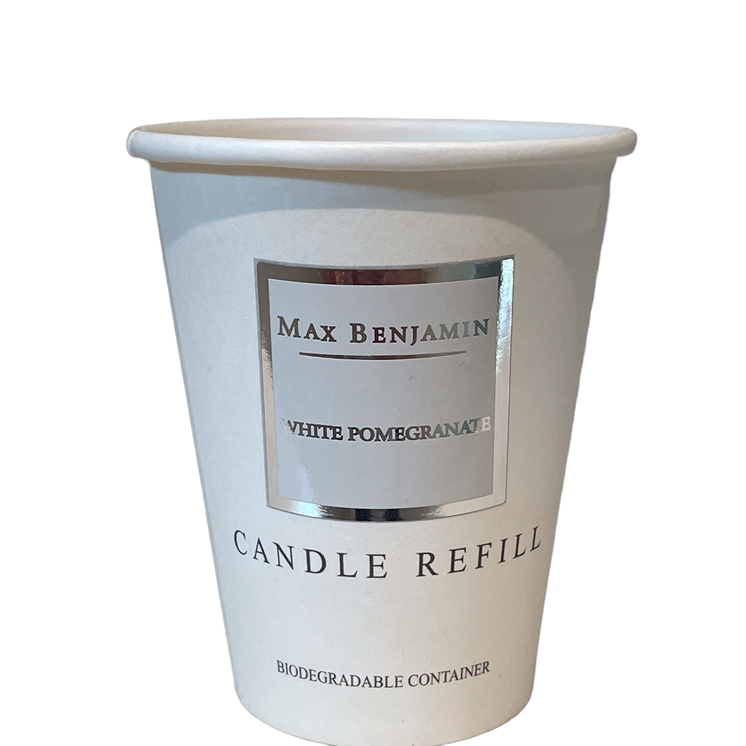 Max Benjamin White Pomegranate Luxury Candle Refill