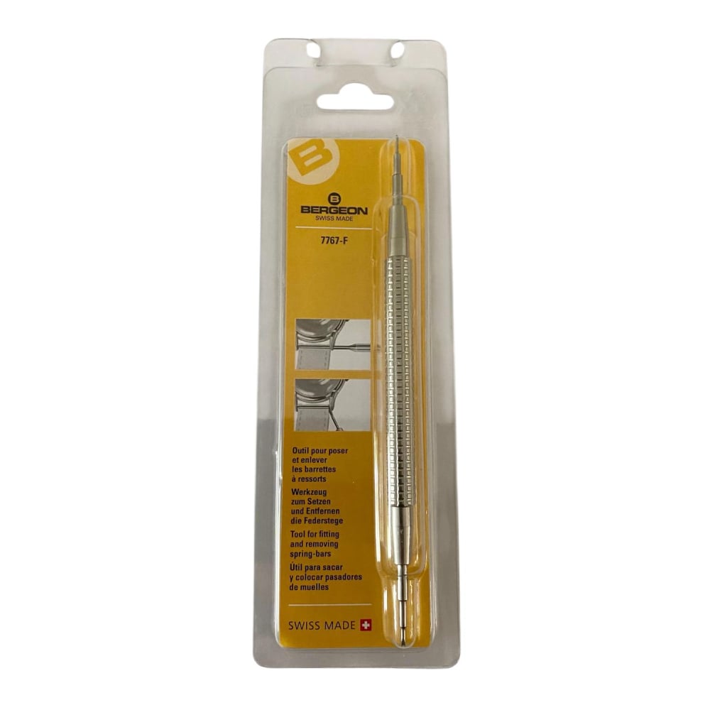Bergeon 7767-F spring bar watch bracelet fitting removing tool 145 mm