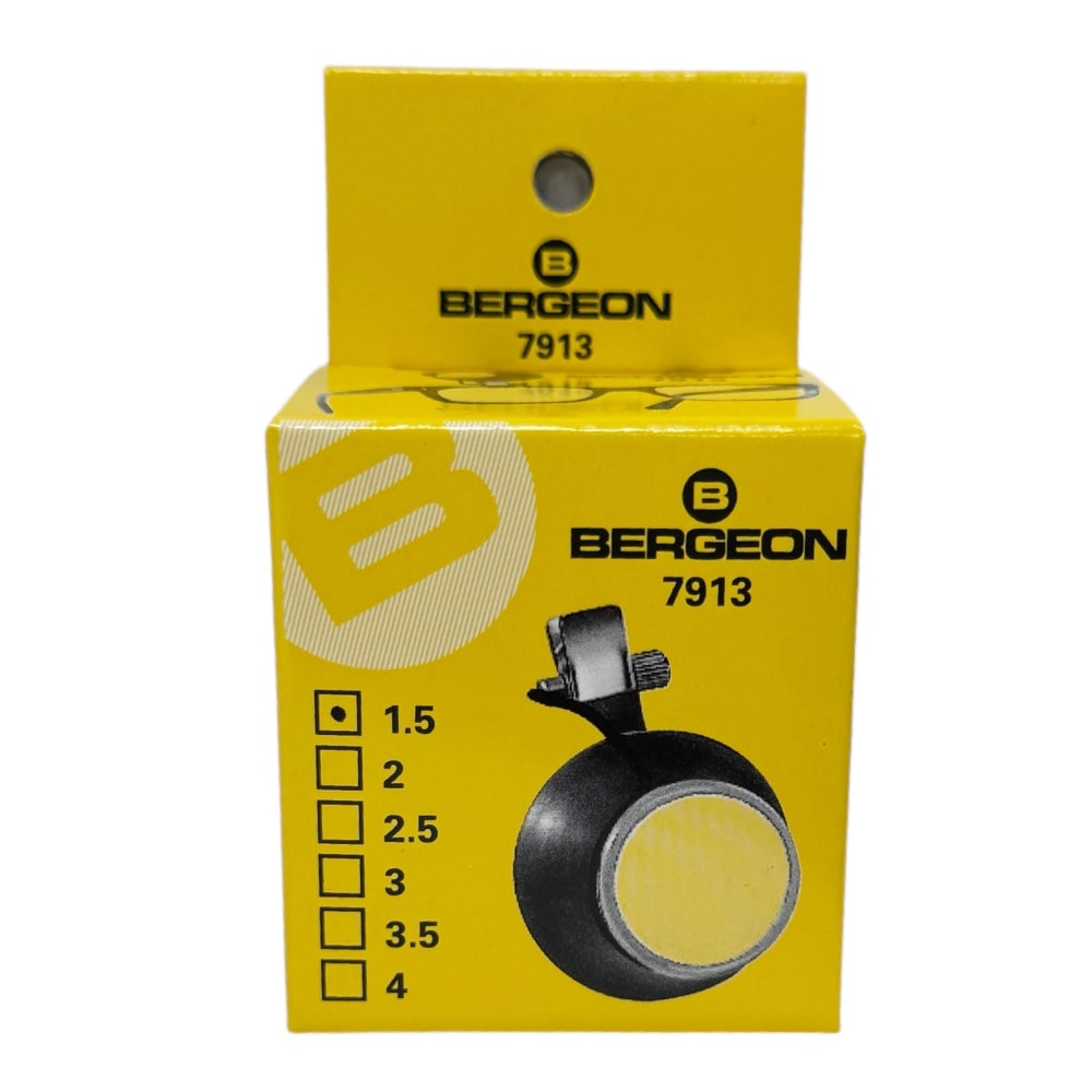 Bergeon 7913-1.5 eyeglass watchmaker loupe with clip 6.7x - Image 2