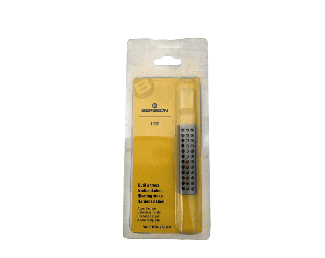 Bergeon 1902 Hardened Steel Hole Plate with 36 Precision Holes
