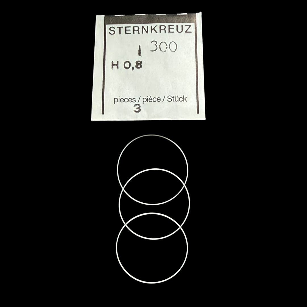 Boley I-Gaskets for Watch Crystals - 30mm x 29.3mm - Pack of 3
