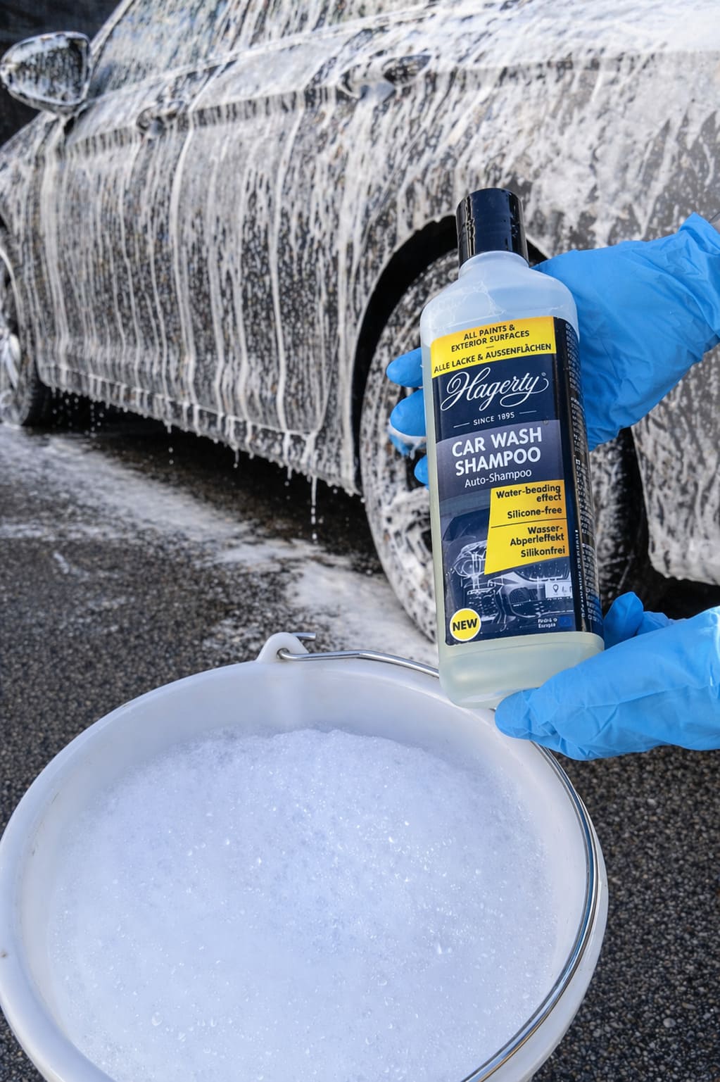 Hagerty Car Wash Shampoo - Gentle Cleaning for Paint, Plastics, and Glass, 500 ml - Image 2