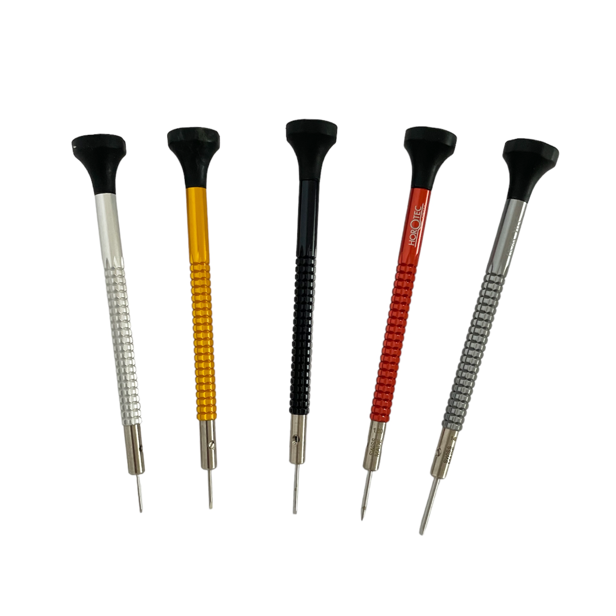 Horotec MSA01.020-A set of 5 screwdrivers with ball bearings 0.60 to 1.40 mm - Image 2