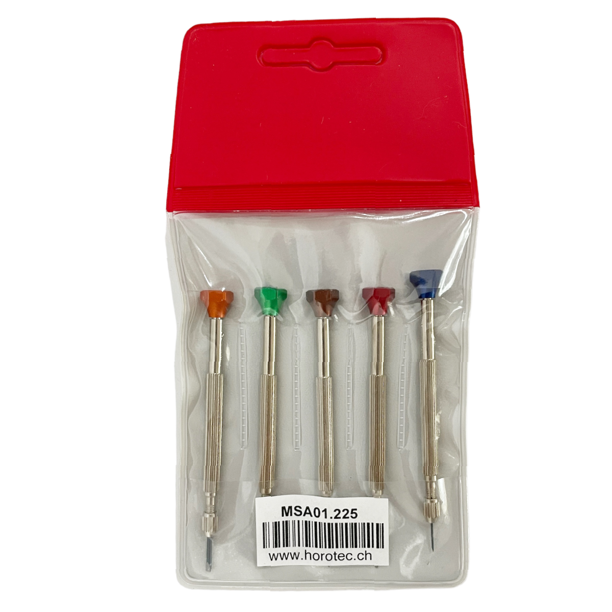 Horotec Precision Screwdriver Set for Watchmakers - 5 Pieces (0.60 mm to 1.50 mm) - Image 3