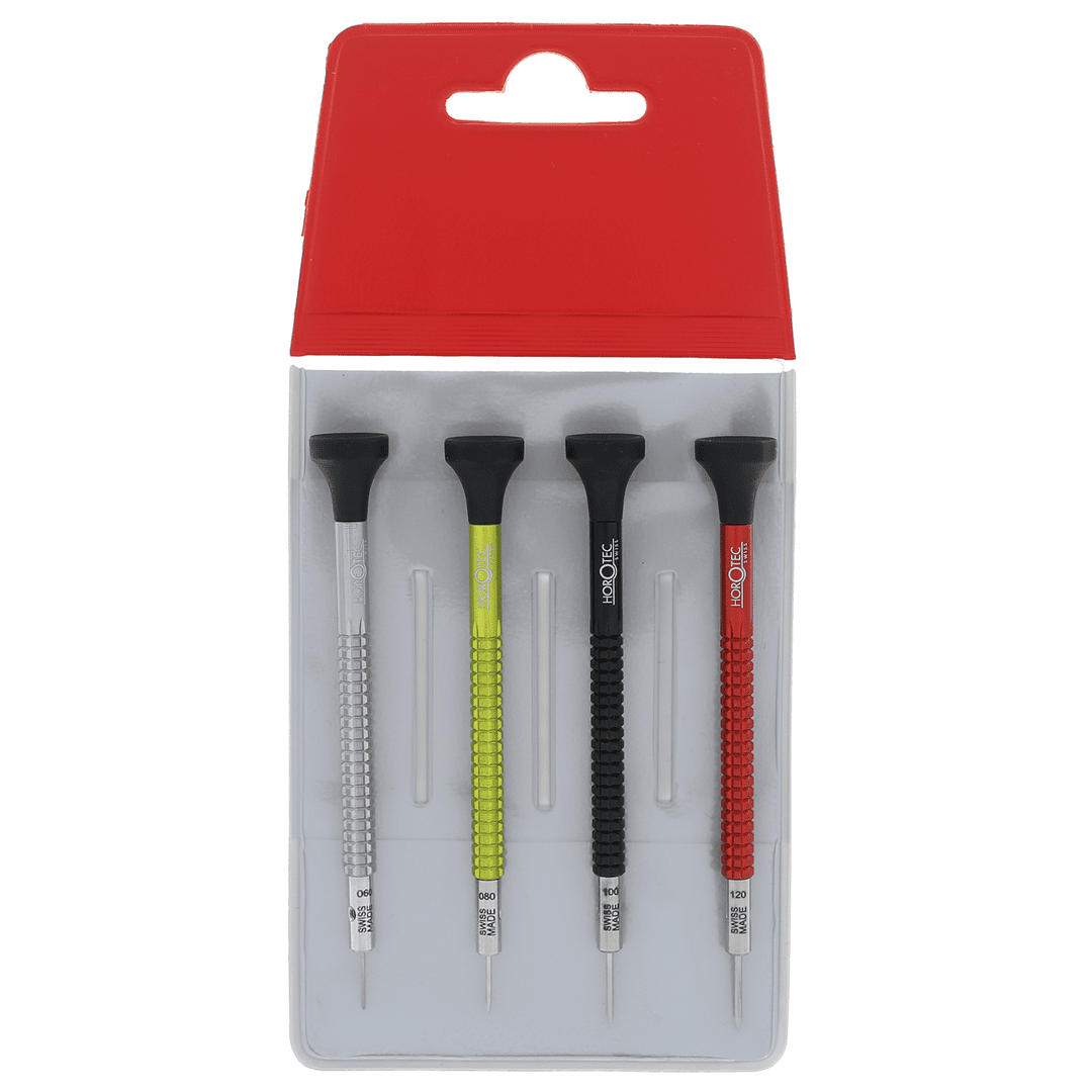 Horotec MSA01.020-F Watchmaker Screwdriver Set - 4 Precision Sizes - Image 3