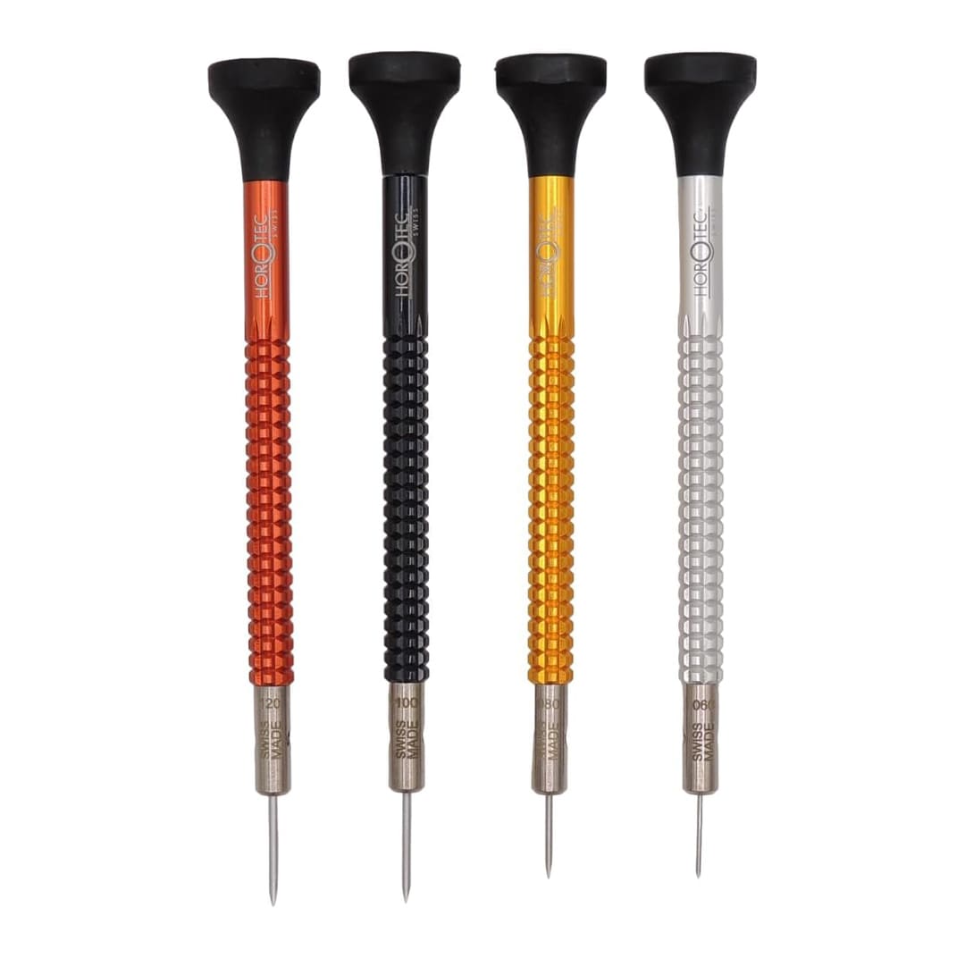 Horotec MSA01.020-F Watchmaker Screwdriver Set - 4 Precision Sizes - Image 2