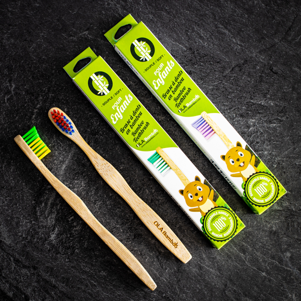 Kids Toothbrushes OLA Bamboo - Image 2