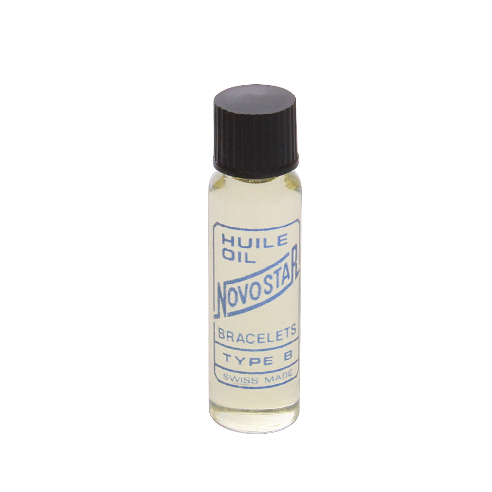 Novostar oil type B for watches and clocks, gear train, escape wheels, balance staffs, escapement 5 ml