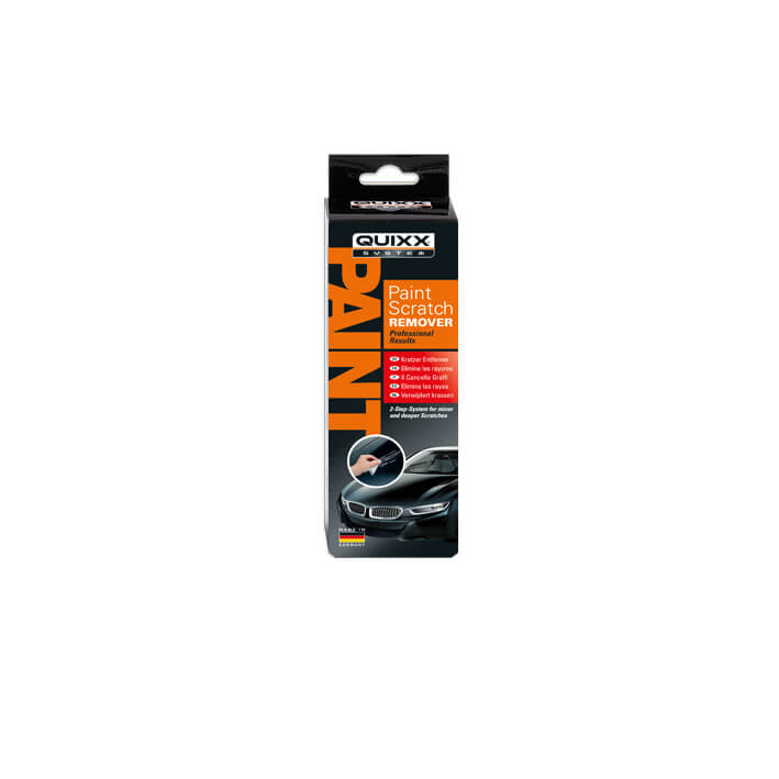 QUIXX Paint Scratch Remover Kit (Ref. 00070) – 2-Step Repair System with Repair No.1 + Finish No.2, Polishing Cloths & 3000-Grit Sandpaper, Made in Germany - Image 5