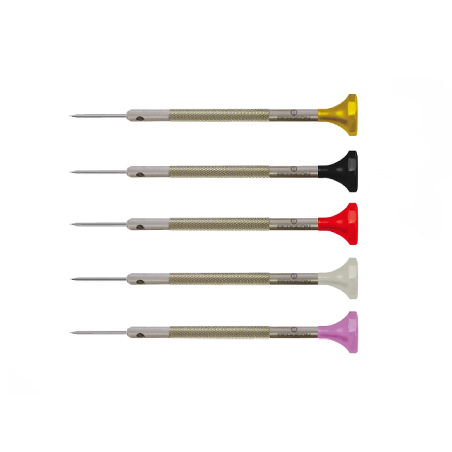 Bergeon 30081-P05 set of 5 stainless steel screwdrivers - Image 2