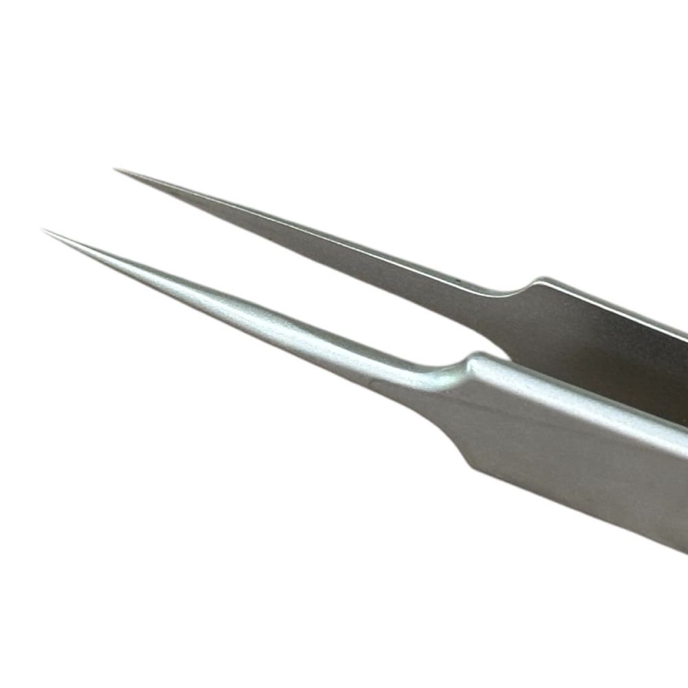 Bergeon 7026-5 precision tweezers in steel for watchmaker's and jewellers, length 110 mm - Image 4