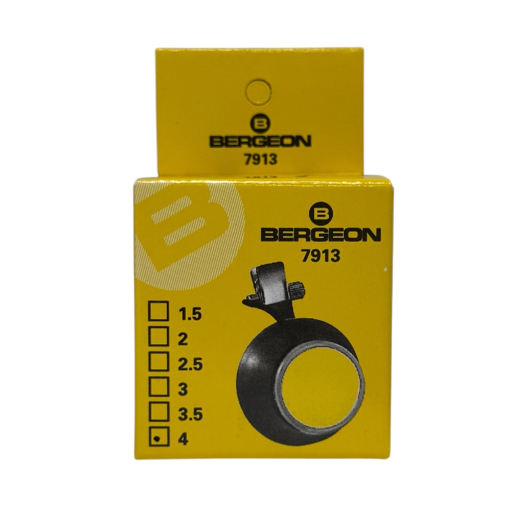 Bergeon 7913-4 eyeglass watchmaker loupe with clip 2.5x - Image 5