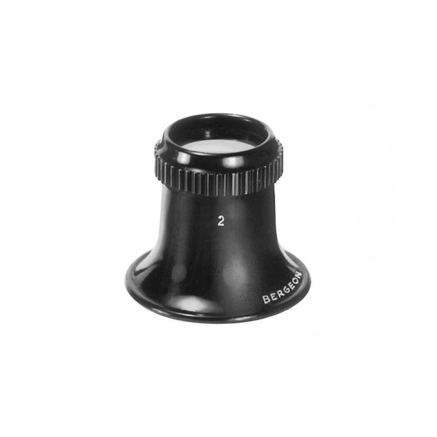 Bergeon loupe 4902-1 watchmaker, 10x, aplanatic
