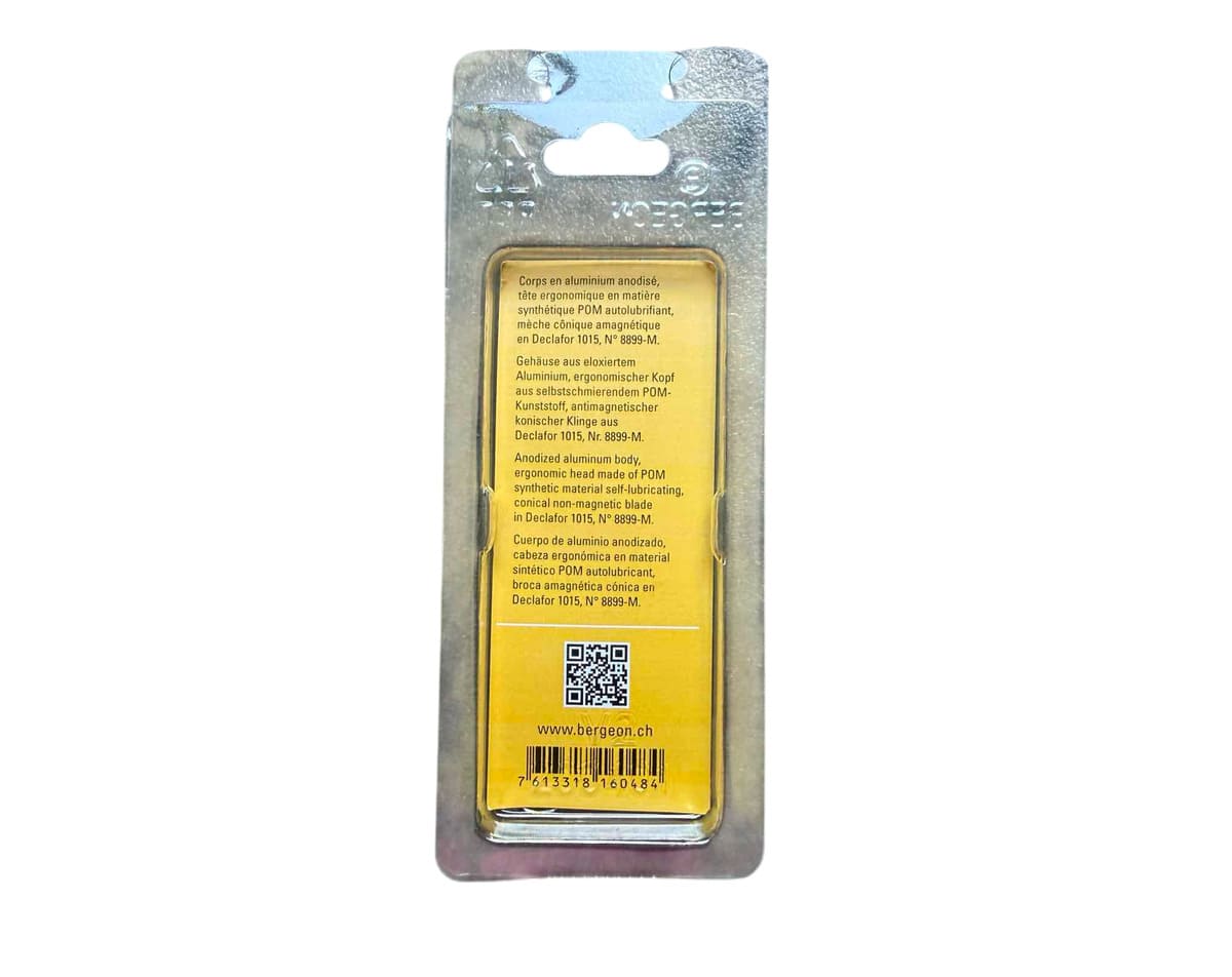 Bergeon 31081-160 Non-Magnetic Watchmaker Screwdriver 1.60mm - Image 4