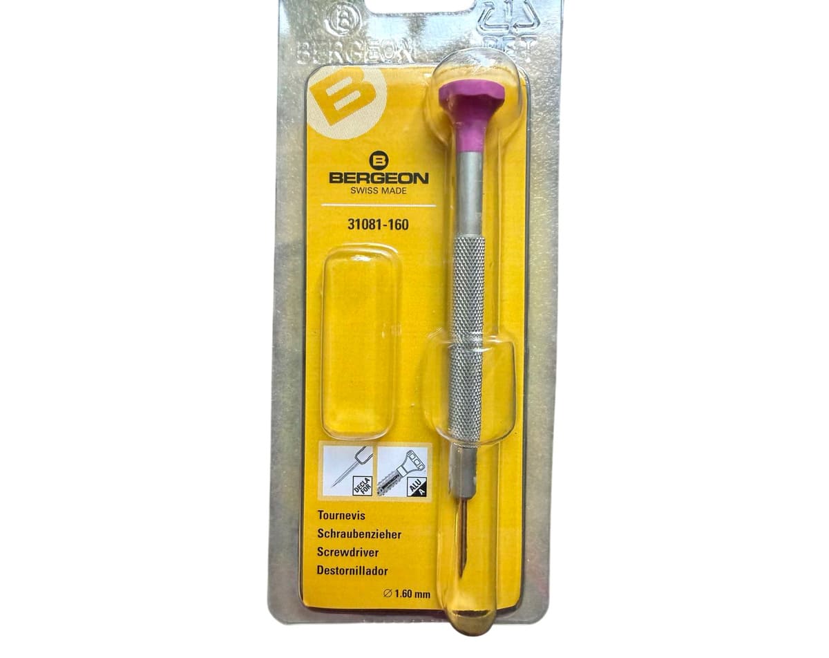 Bergeon 31081-160 Non-Magnetic Watchmaker Screwdriver 1.60mm - Image 3
