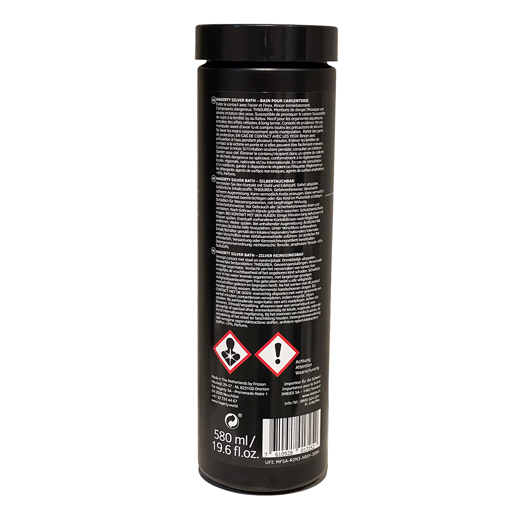 Hagerty silver bath pro removes tarnish 580ml - Image 3