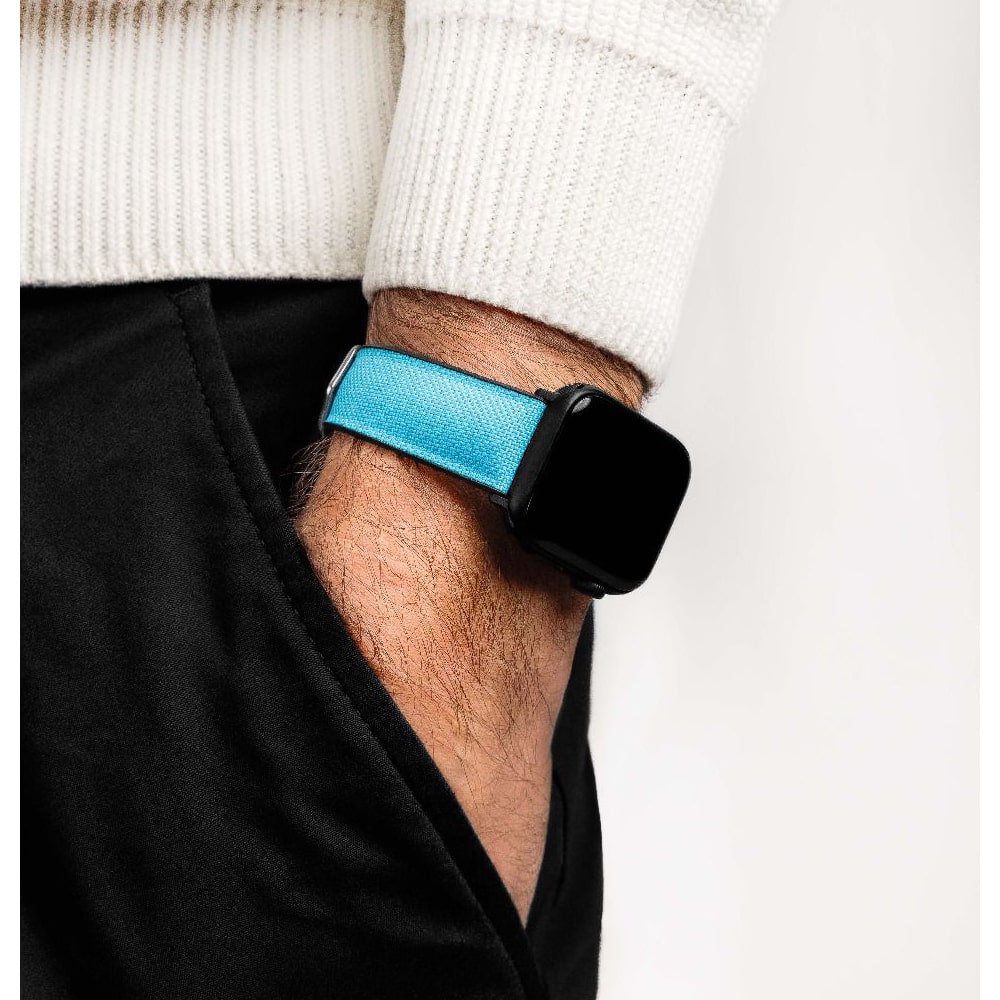 Hirsch Arne L Turquoise watch strap, 20 mm, 0925090083-2-20 - Image 5