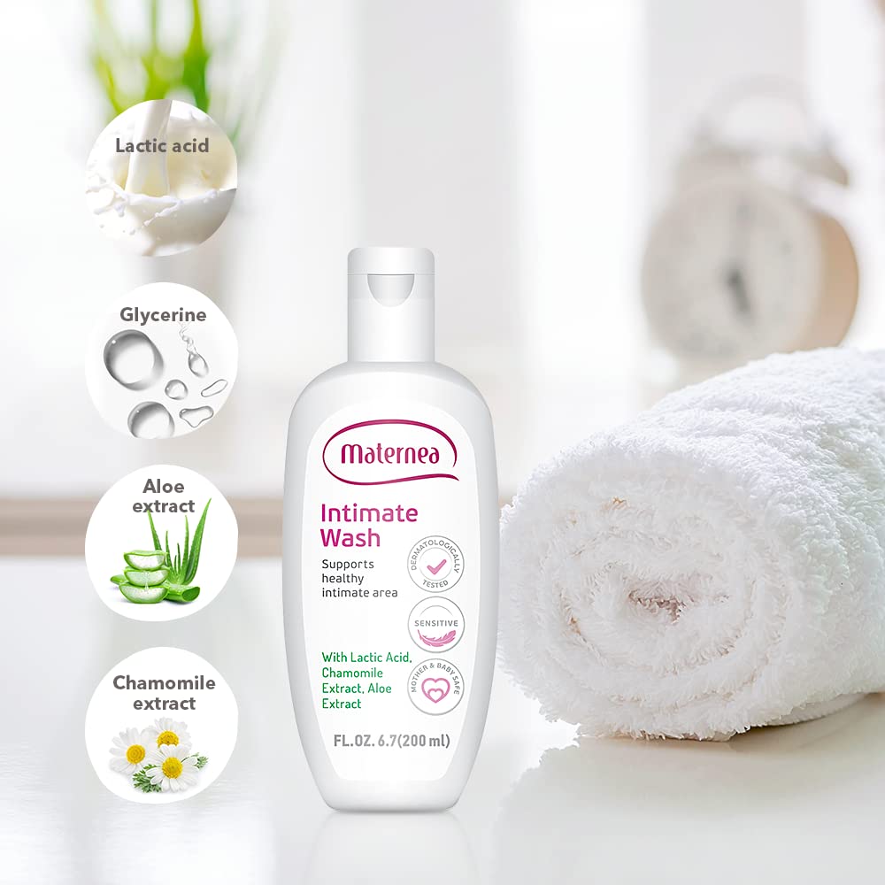 Maternea Intimate Wash Gel for Pregnancy and Postpartum Care, 200 ml - Image 2