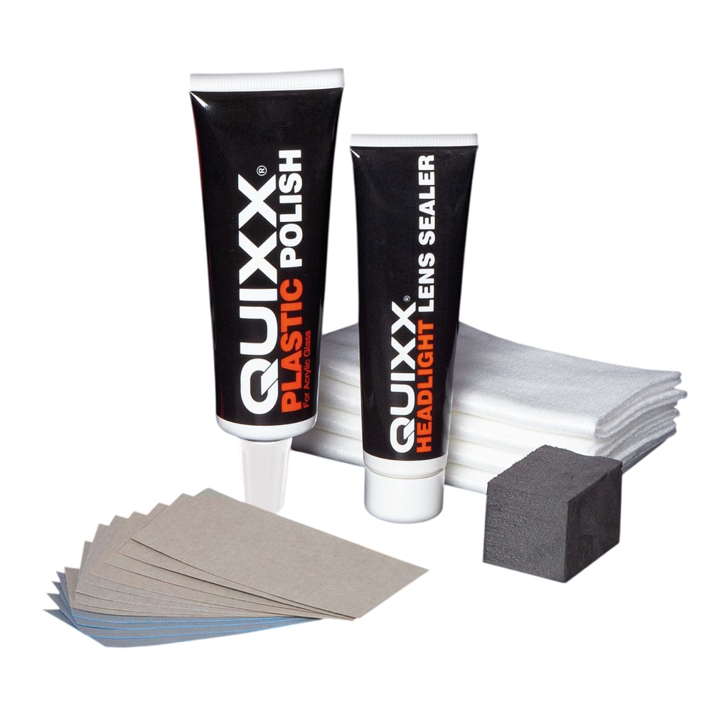 QUIXX Headlight Restoration Kit Removes Yellowing + UV Sealer Plastic Lenses, ref. 00084 - Image 4